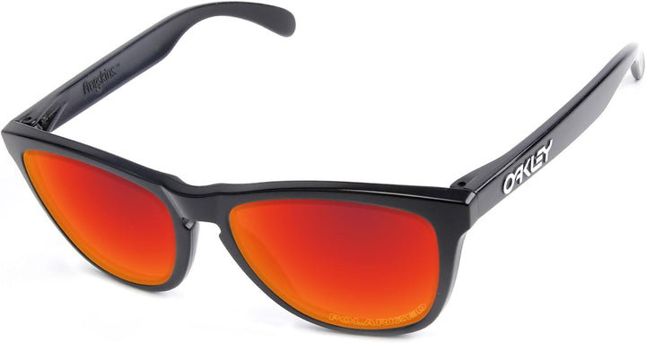 PapaViva Ersatzlinsen für for Oakley Frogskins OO9013 Fire Red - Polarized, Fire Red - Polarized