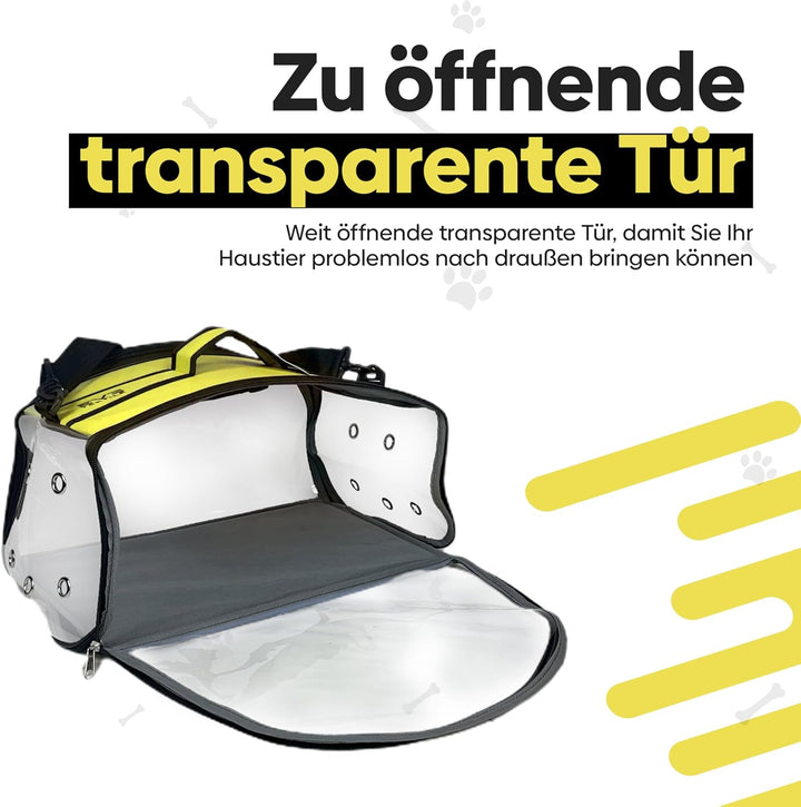EVE Textile Hunde Tragetasche | Katzen Tragetasche | Hundetasche | Katzentasche | Hunde Umhängetasch