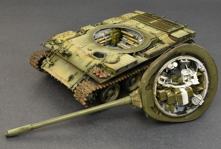 Mini Art 37022 1:35 T-55A Späte Pro. Mod. 1965 Inter.-originalgetreue Nachbildung, Modellbau, Plasti