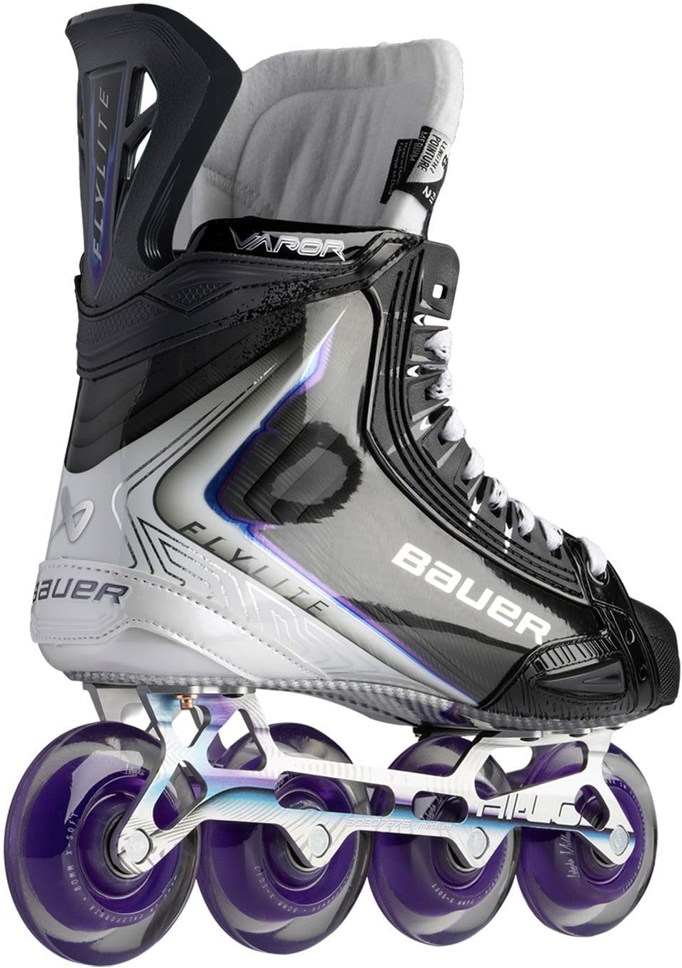 Bauer Vapor FLYLITE Senior Rollhockey Inline Schlittschuhe Fit 2 Schuhweite 8.0 = EU 43, Fit 2 Schuh