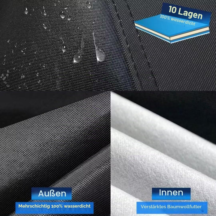 Autoabdeckung SUV Passend für Hyundai Tucson（2013-2026） 10 Schichten Vollgarage Auto Abdeckplane 100