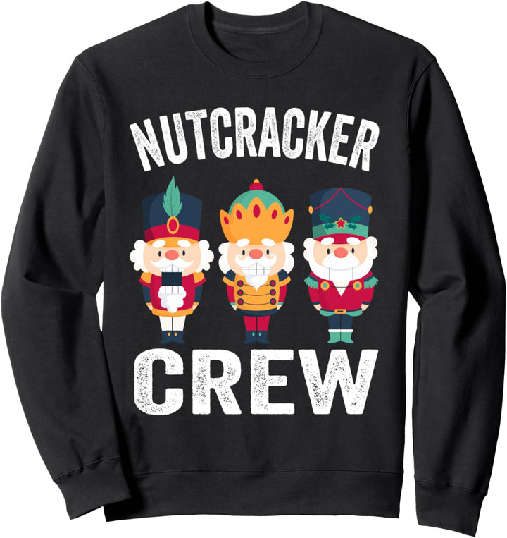 Nussknacker Crew | Lustiger Weihnachts-Nussknacker für Kinder Sweatshirt