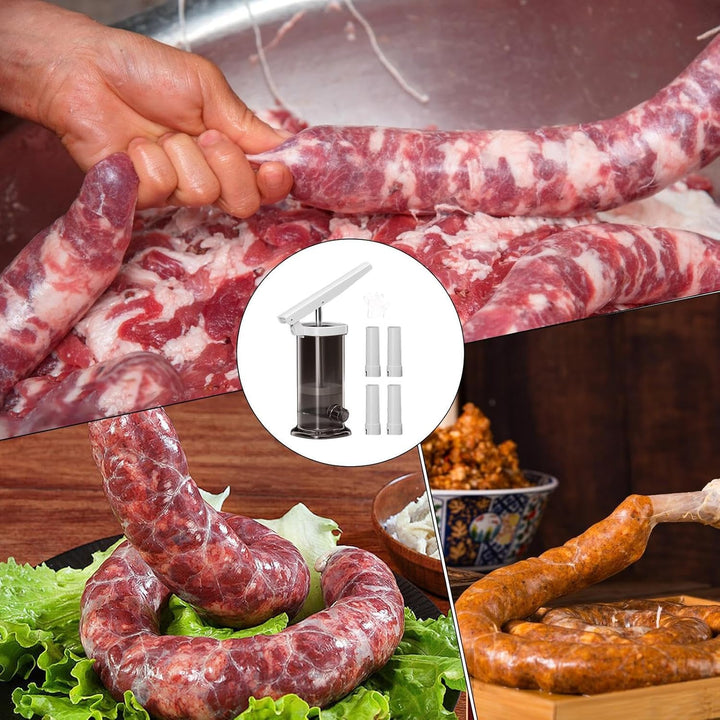 Wurstfüller, Manueller Wurstfüller, Schnelle Fleischfüllmaschine, Fleischfüller, hausgemachter Wurst