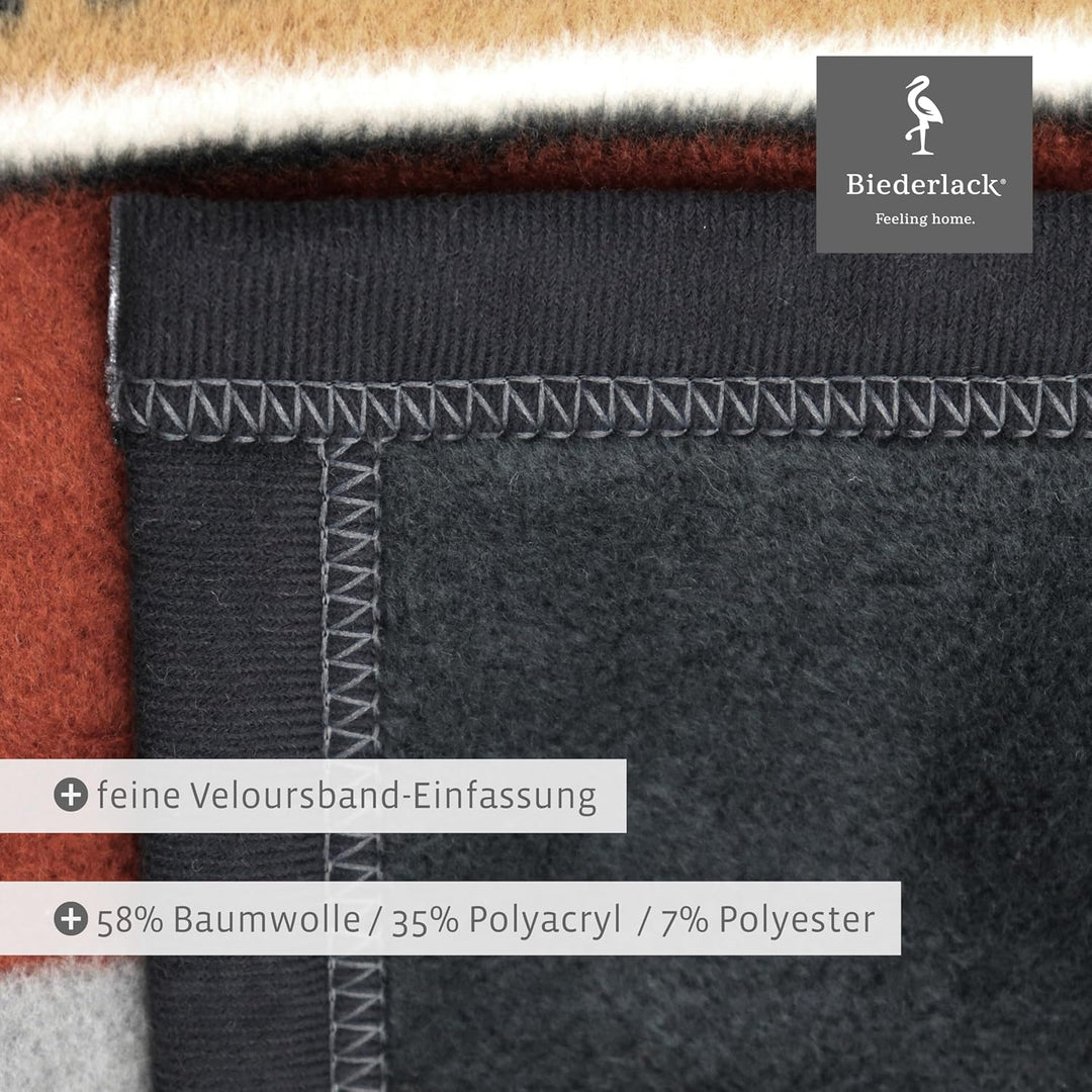 Biederlack Wohndecke Adventure, Sofadecke im Ethno Stil in 150 x 200 cm 150 x 200 cm Adventure, 150