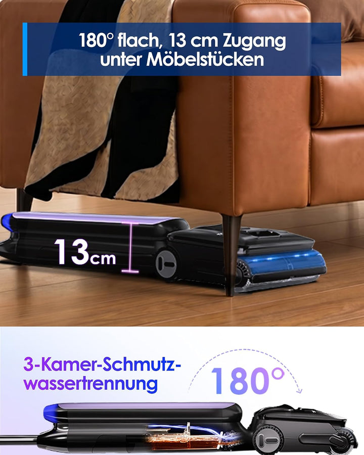 Tineco Floor ONE S9 Artist Boost Steam Smart Nass-Trockensauger