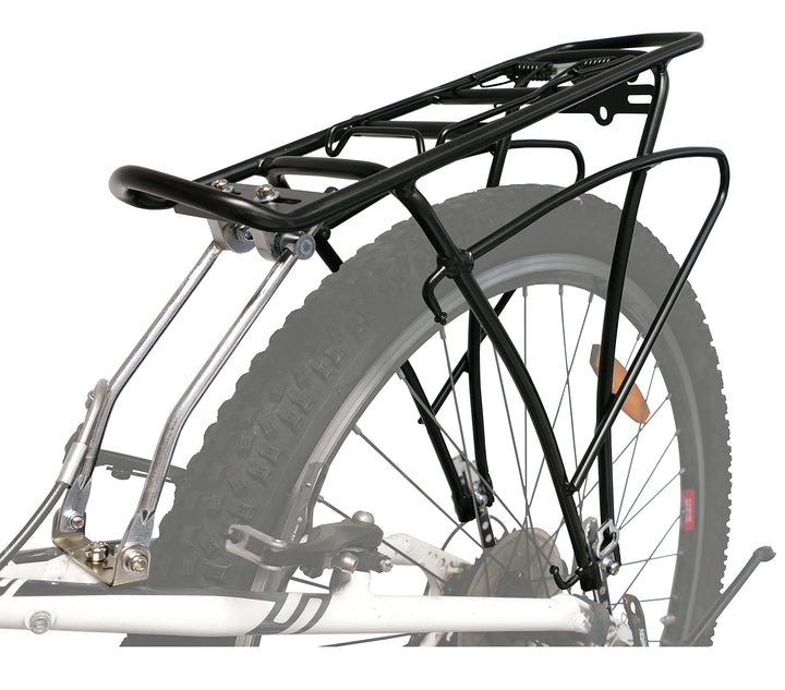 P4B | Fahrrad Gepäckträger hinten - verstellbar für 24/26 / 28/29 Zoll | Rahmenbefestigung mit Befes