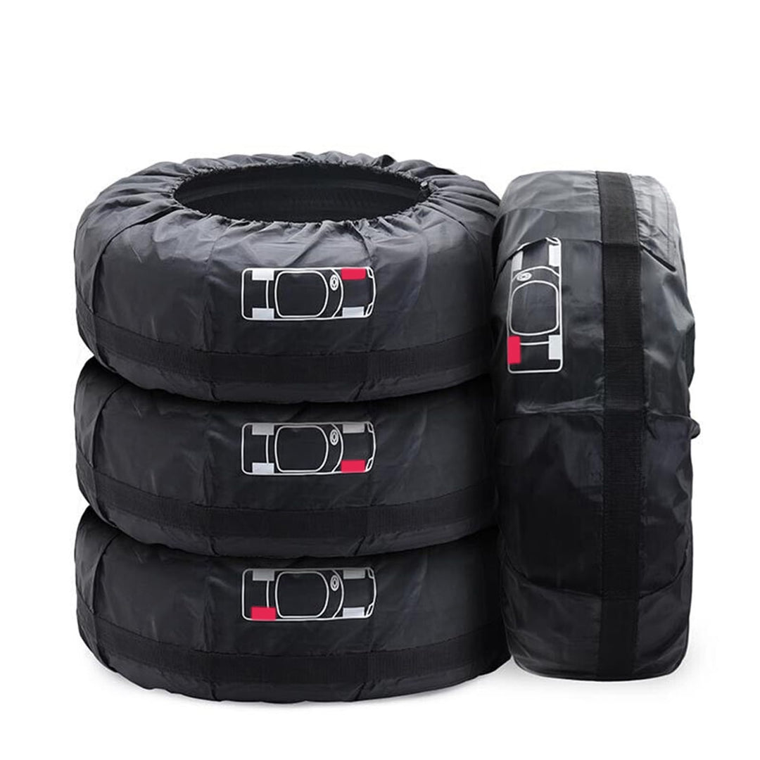 Geloo Tyre Bag Set 16-20 Inch 4 Piece Waterproof Staubdicht Car Tyre Protection Cover Clean Transpor