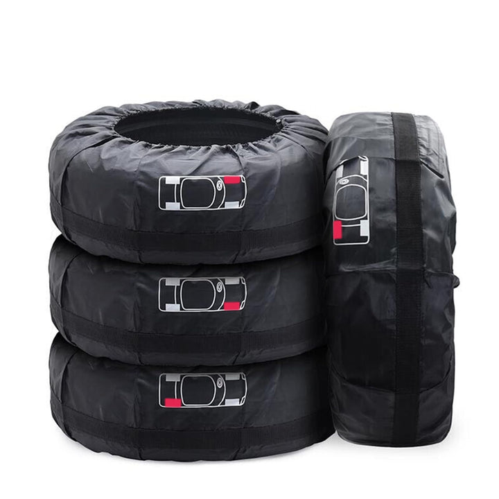 Geloo Tyre Bag Set 16-20 Inch 4 Piece Waterproof Staubdicht Car Tyre Protection Cover Clean Transpor