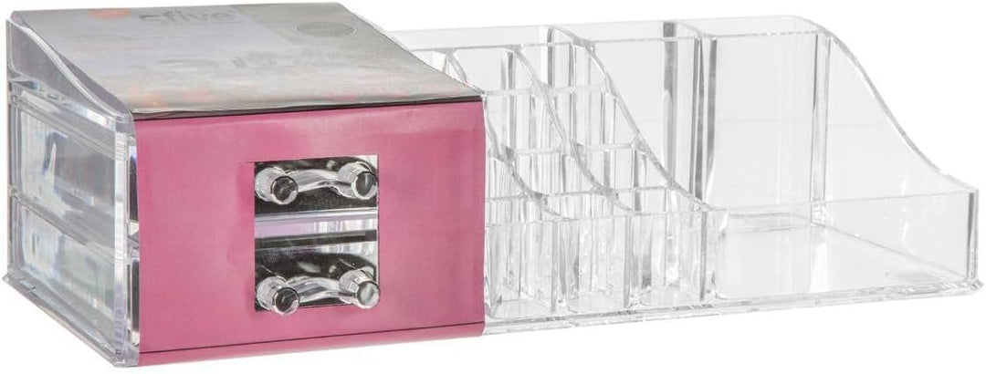 5five - organizer mit 2 schubladen "selena" transparent cm Durchsichtig, cm Durchsichtig