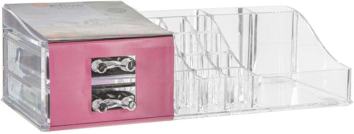 5five - organizer mit 2 schubladen "selena" transparent cm Durchsichtig, cm Durchsichtig