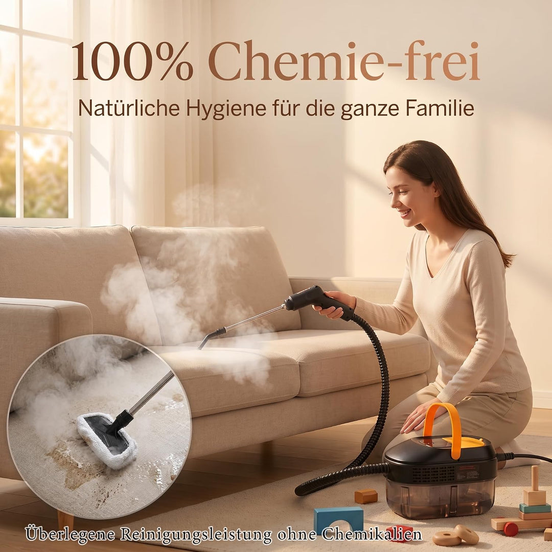 Dampfreiniger Handgerät, Handdampfreiniger für Polster &amp; Auto