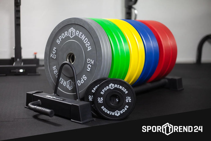 Sporttrend 24® Bumper Plate Rack bis 400 kg | Hantelscheibenständer Scheibenständer Hantelständer Ge