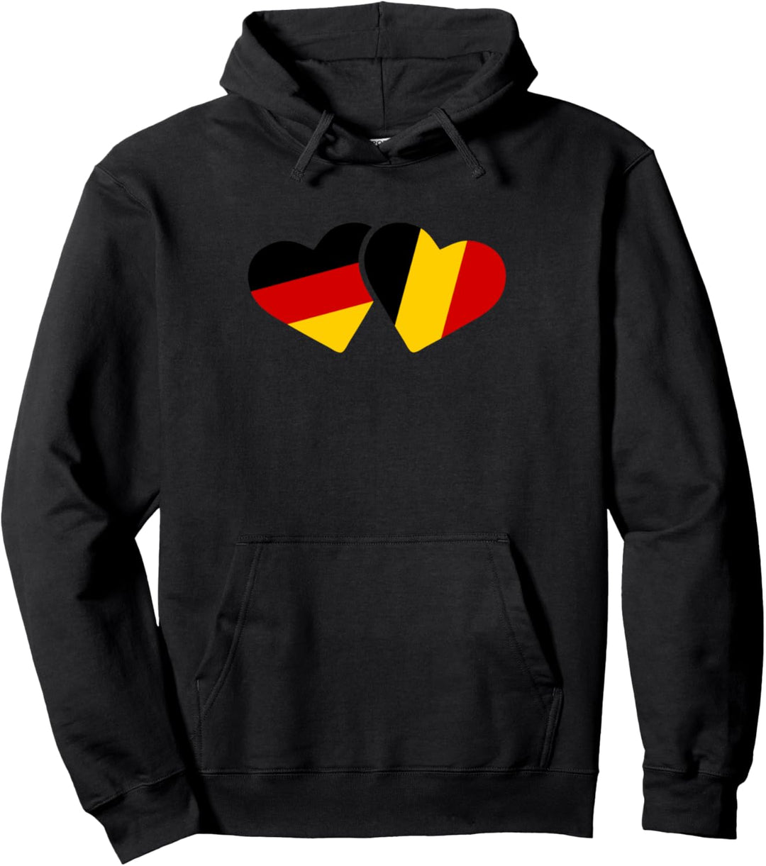 Deutschland Belgien Liebe Hertz Deutsch Belgier Geschenk Pullover Hoodie