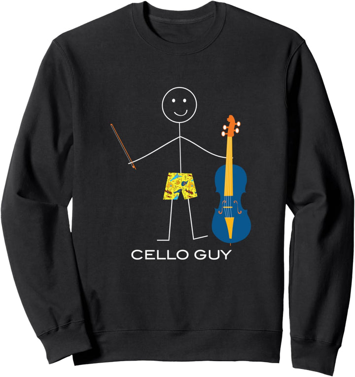 Lustige Herren Cello, Boy Musiker Geschenke Sweatshirt