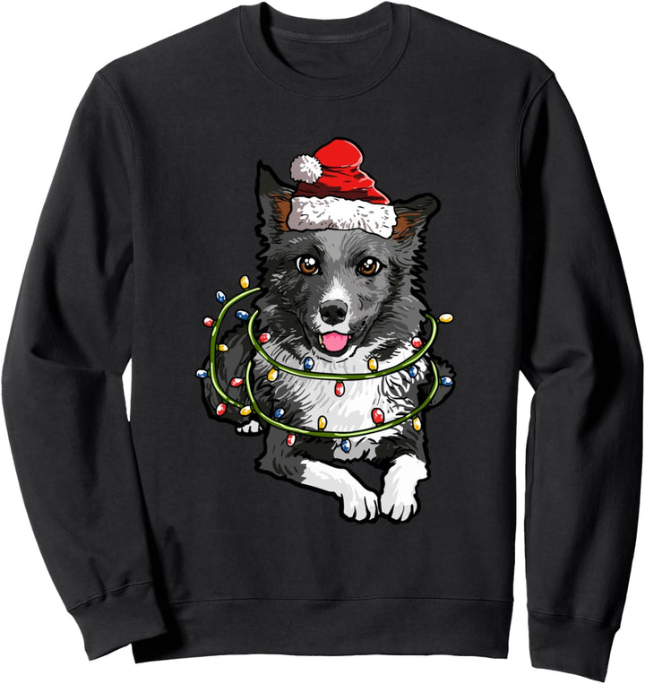 Border Collie Weihnachten Geschenk X-Mas Hunde Kostüm Sweatshirt