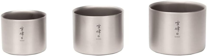 Ti-Double M400 Stapelbecher D 3.7" H 2.9", D 3.7" H 2.9"