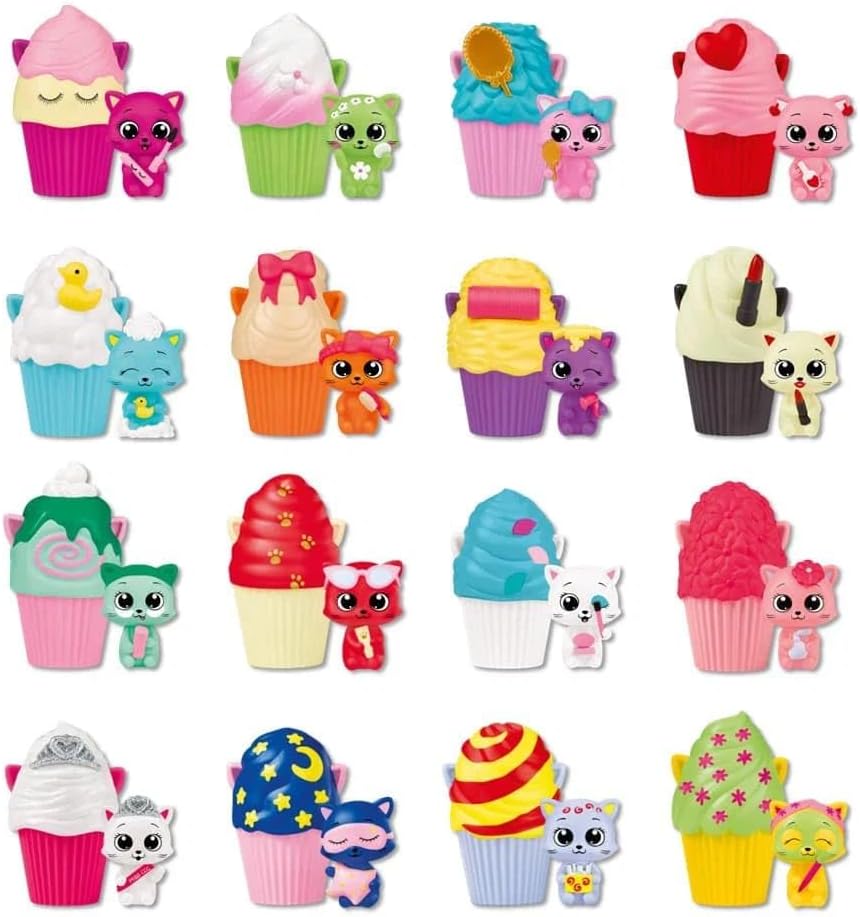 CupCakeCats Beauty Edition Display - alle 16 Figuren garantiert