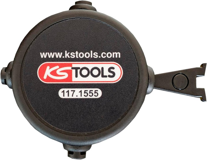 KS Tools 117.1555 Sperrgurtpfosten, Gurt schwarz-gelb