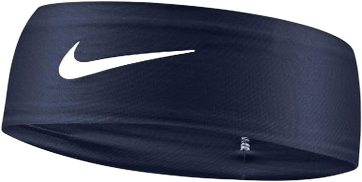 Nike Dri-Fit Fury Headband Stirnband Marineblau, Marineblau