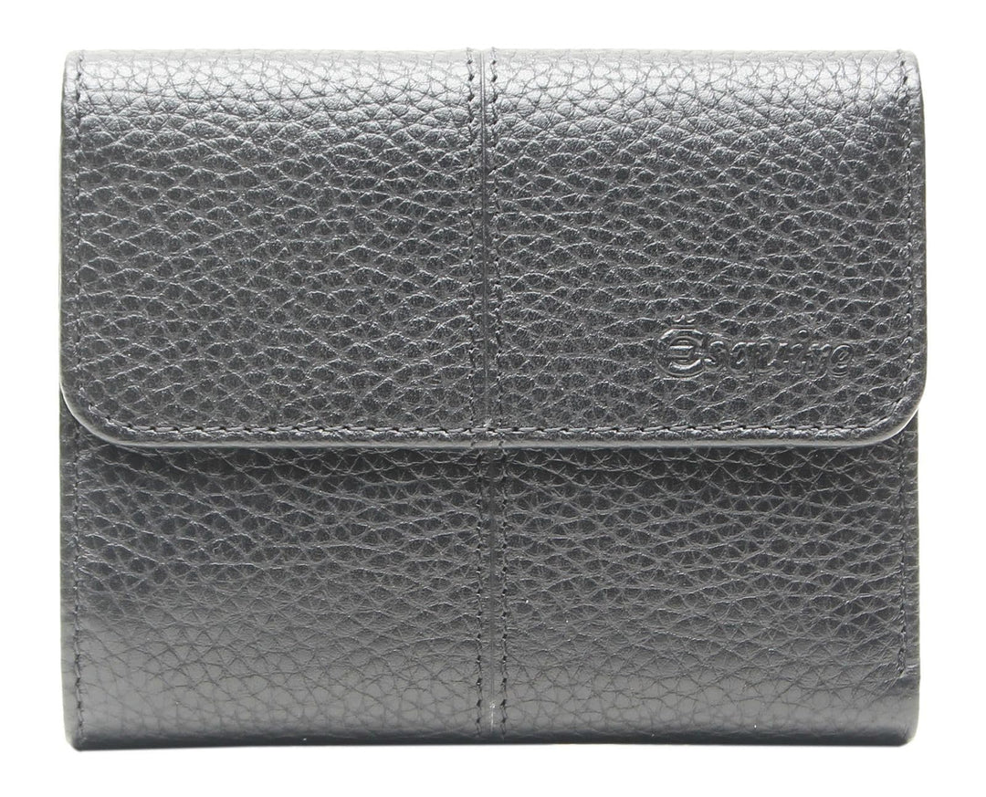 Esquire Verona Damenbörse 12 cm schwarz