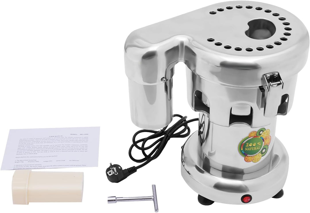 Hochleistungs Entsafter Edelstahl 370W Kupfermotor 2800rpm Saftpresse Für Obst Und Gemüse Leicht Zu