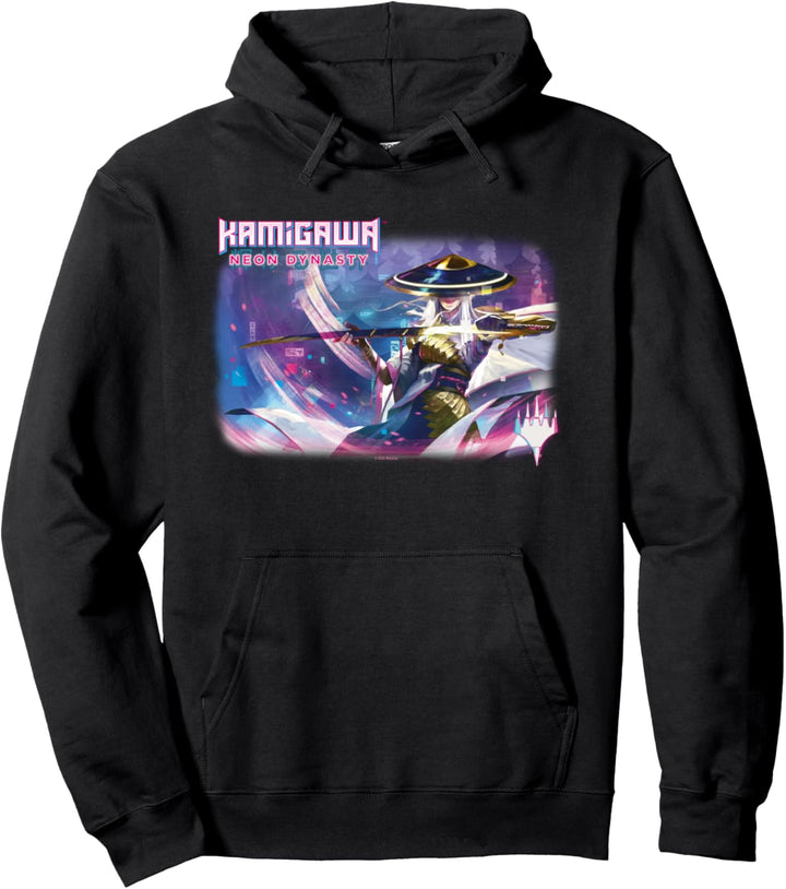 Magic The Gathering Neon Dynasty The Wandering Emperor Pullover Hoodie