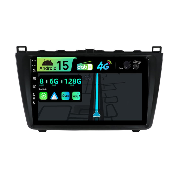 Eingebaut 4G LTE &amp; DAB | Android 15 Autoradio für Mazda 6 Rui Wing (2007-2012) | 6G+128G | Carplay &amp;