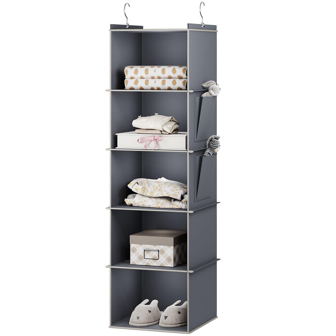 YOUDENOVA Hängeregal Schrankorganizer Stabiler Kleiderschrank Organizer Hängeaufbewahrung Ordnungssy