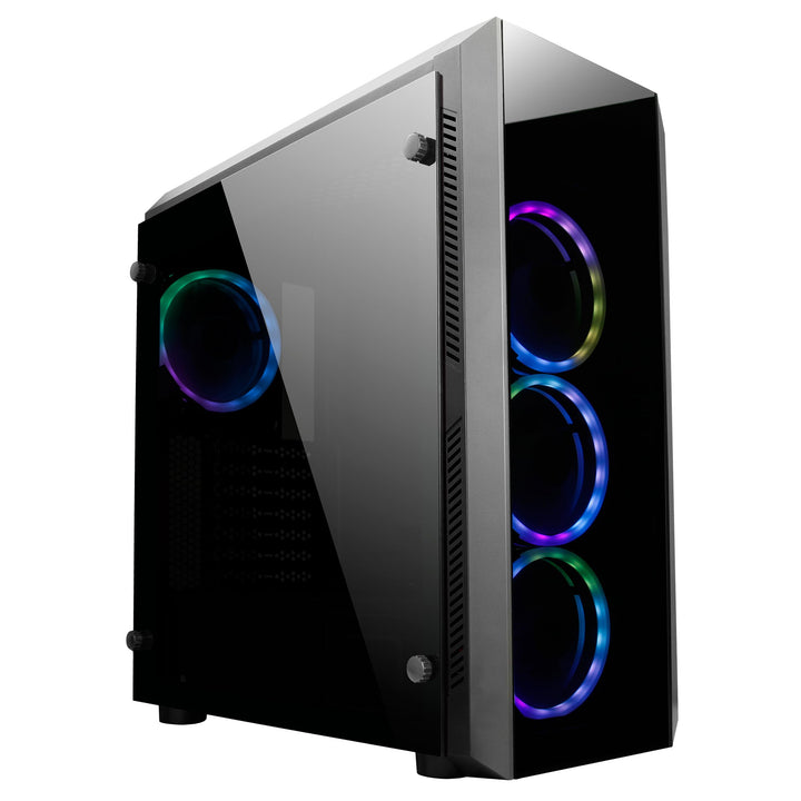 Chieftec GL-02B-OP Scorpion II Tower-Gehäuse, Temperglas
