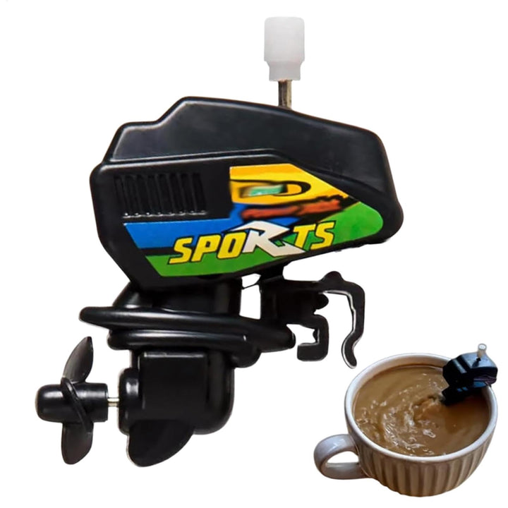 Bootsmotor-Rührer, Kaffee-Rührer, Neuheit Getränkemixer, elektrischer Getränkerührer, motorisierter