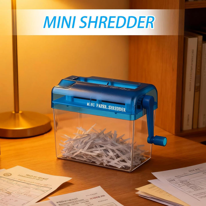 Hand Aktenvernichter | Desktop Aktenvernichter Papierschneider für Dokumente | Persönliche Schneidma