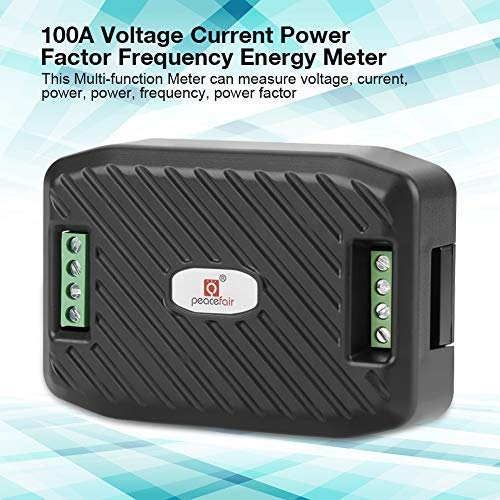 Peacefair 100 A Multifunktionsmessgerät Spannung Strom Faktor Frequenz Energie Tester für multifunkt