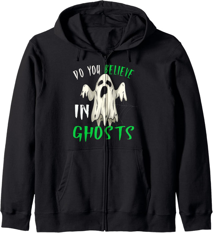Glauben Sie an Geister Paranormal Halloween Kapuzenjacke