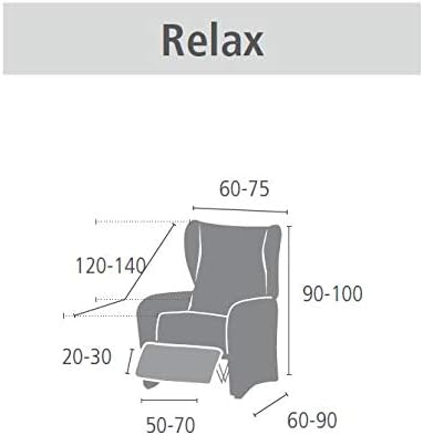 Eysa Aquiles elastisch Sofa überwurf relaxsessel Farbe 01-beige, Polyester-Baumwolle, 37 x 29 x 5 cm