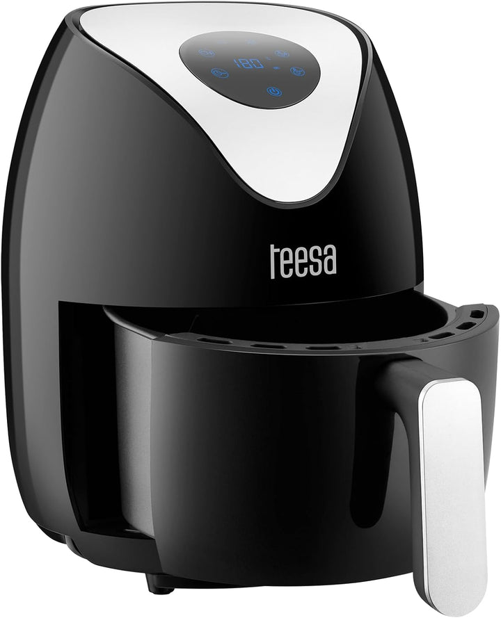 TEESA DIGITAL AIR FRYER 1.8L fettfreie Fritteuse, Schwarz