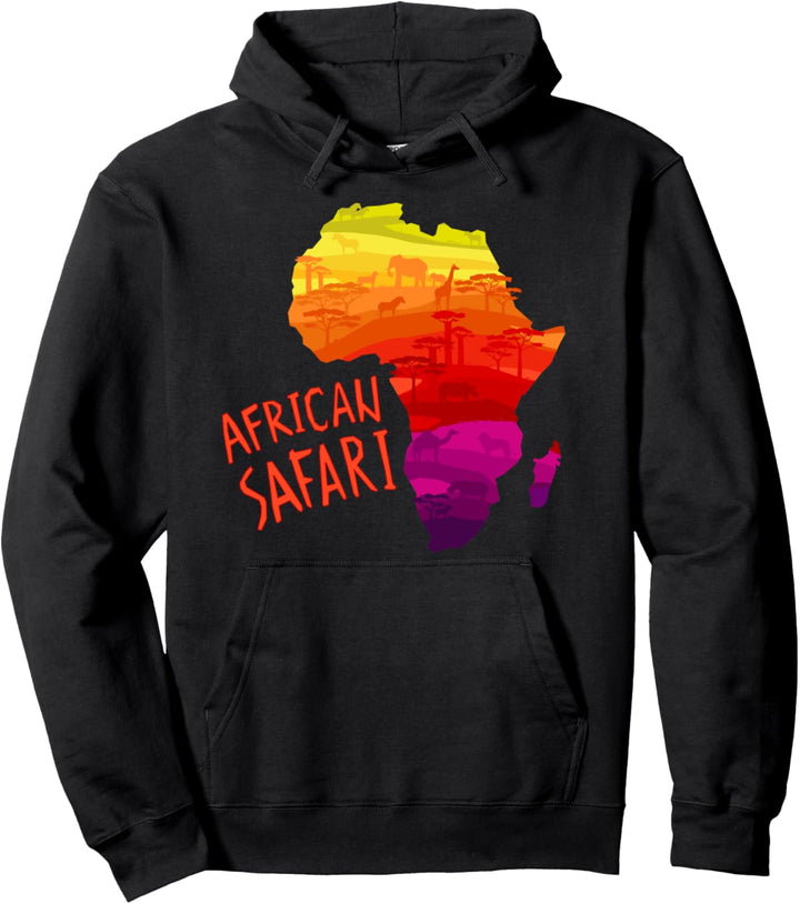 Afrika Safari für Männer Frauen Pullover Hoodie