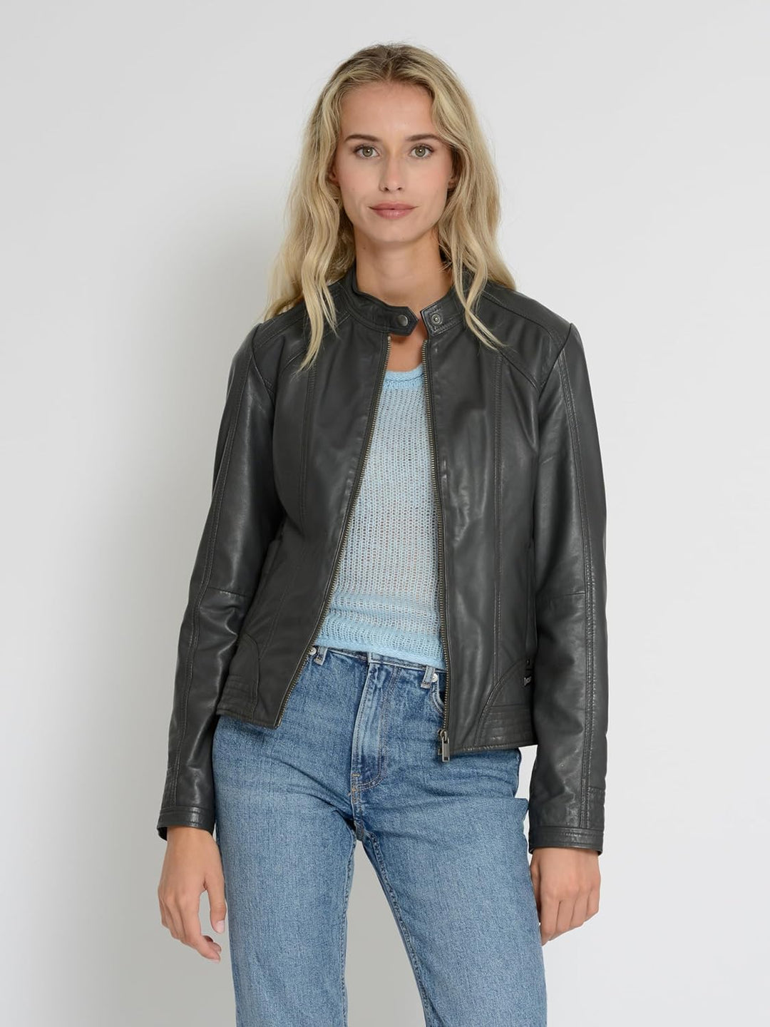 MUSTANG Damen Lederjacke 31017270 M anthra, M anthra