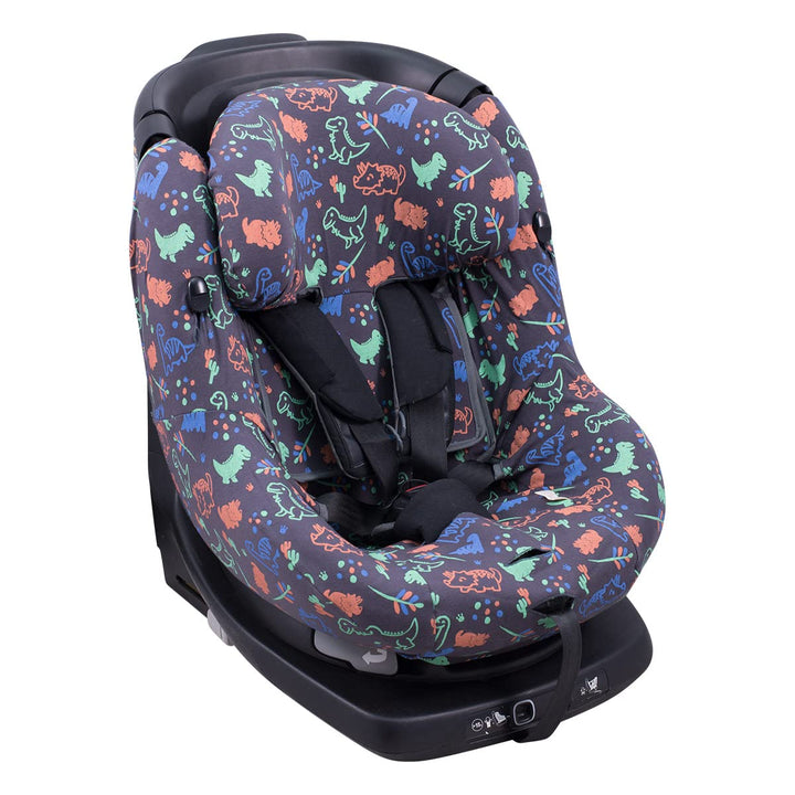 JYOKO Kids Bezug kompatibel mit BébéConfort AxissFix (Happy Dino), Happy Dino