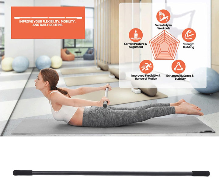 AdjustableStickVerbesserte Flexibilität, Mobilität und Gleichgewichtstraining – Vielseitiger Stretch