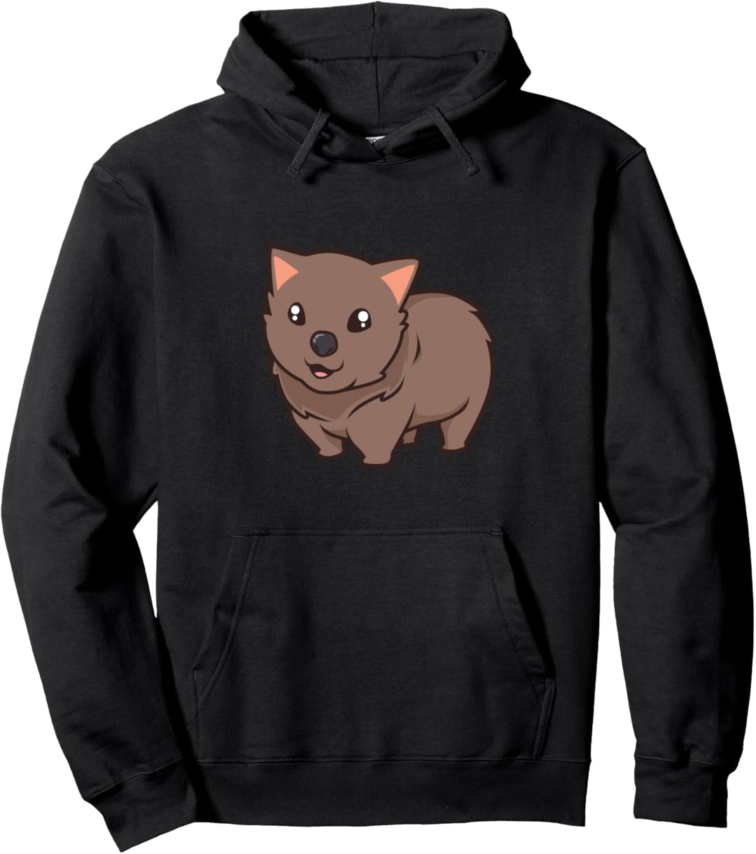 Kawaii Wombat Pullover Hoodie