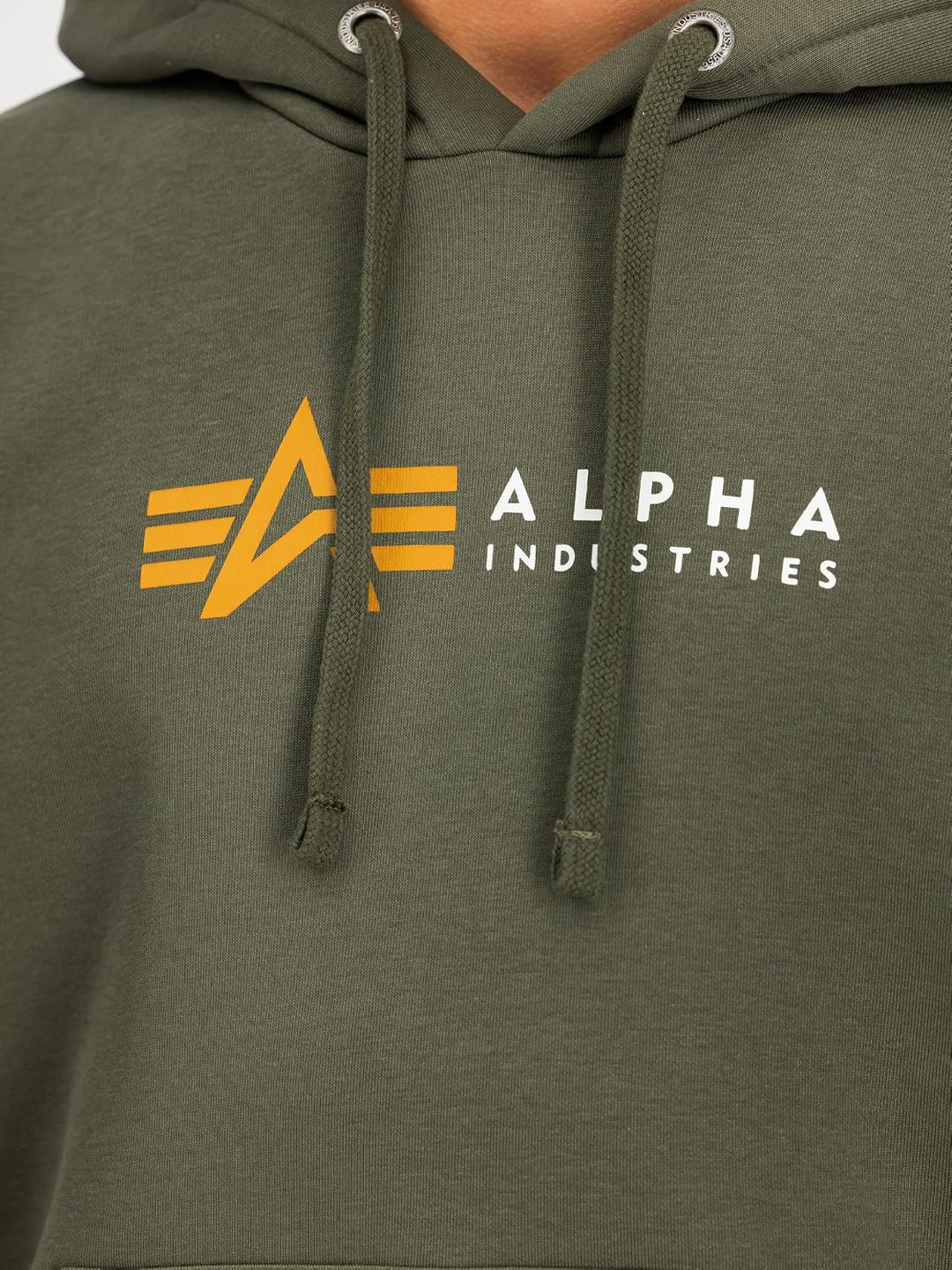 Alpha Industries Herren Alpha Industries Alpha Label Hoody Kapuzensweat für Herren Kapuzenpullover (