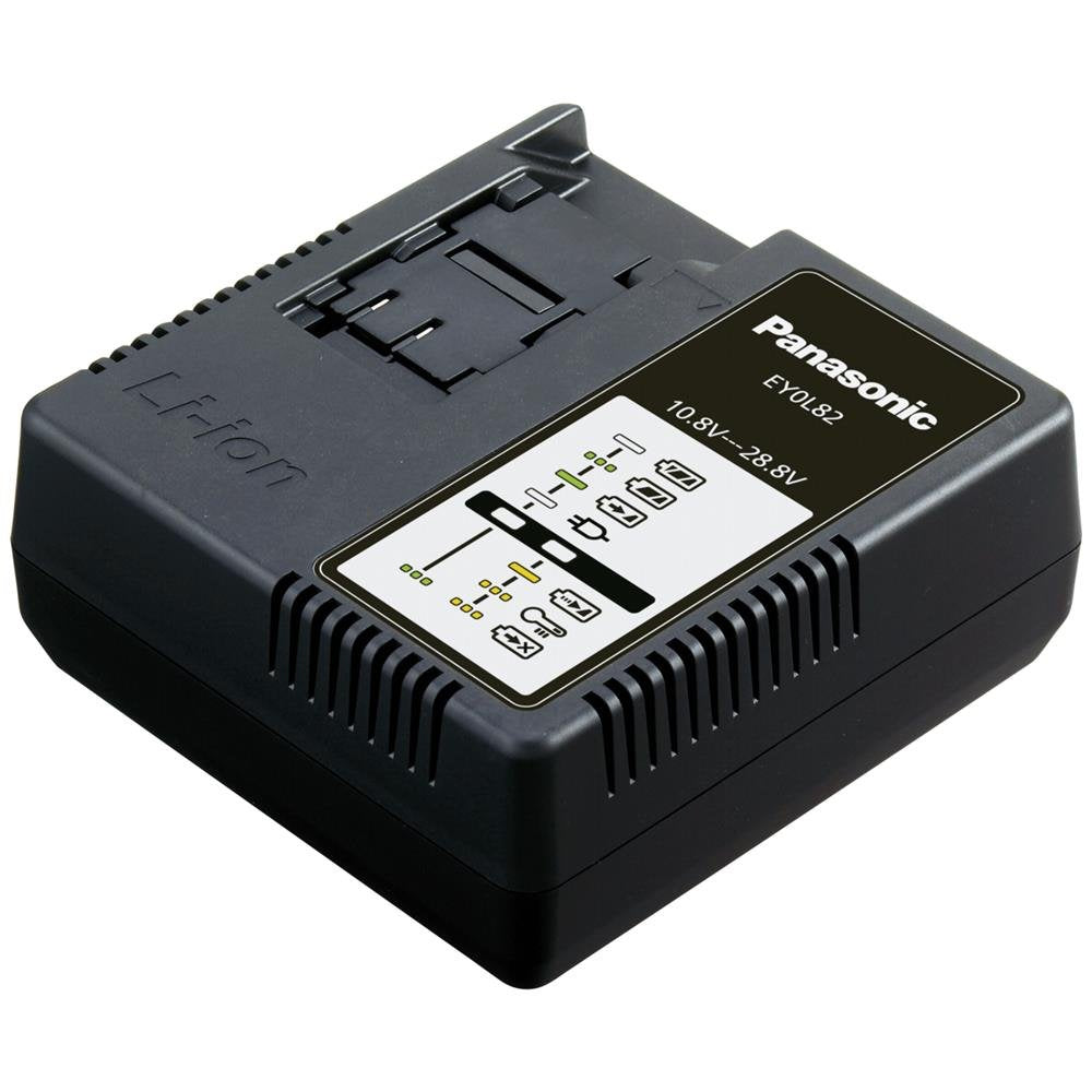 Panasonic Ladegerät für alle Li-Ionen Akkus EY0L82B, EY0L82B31
