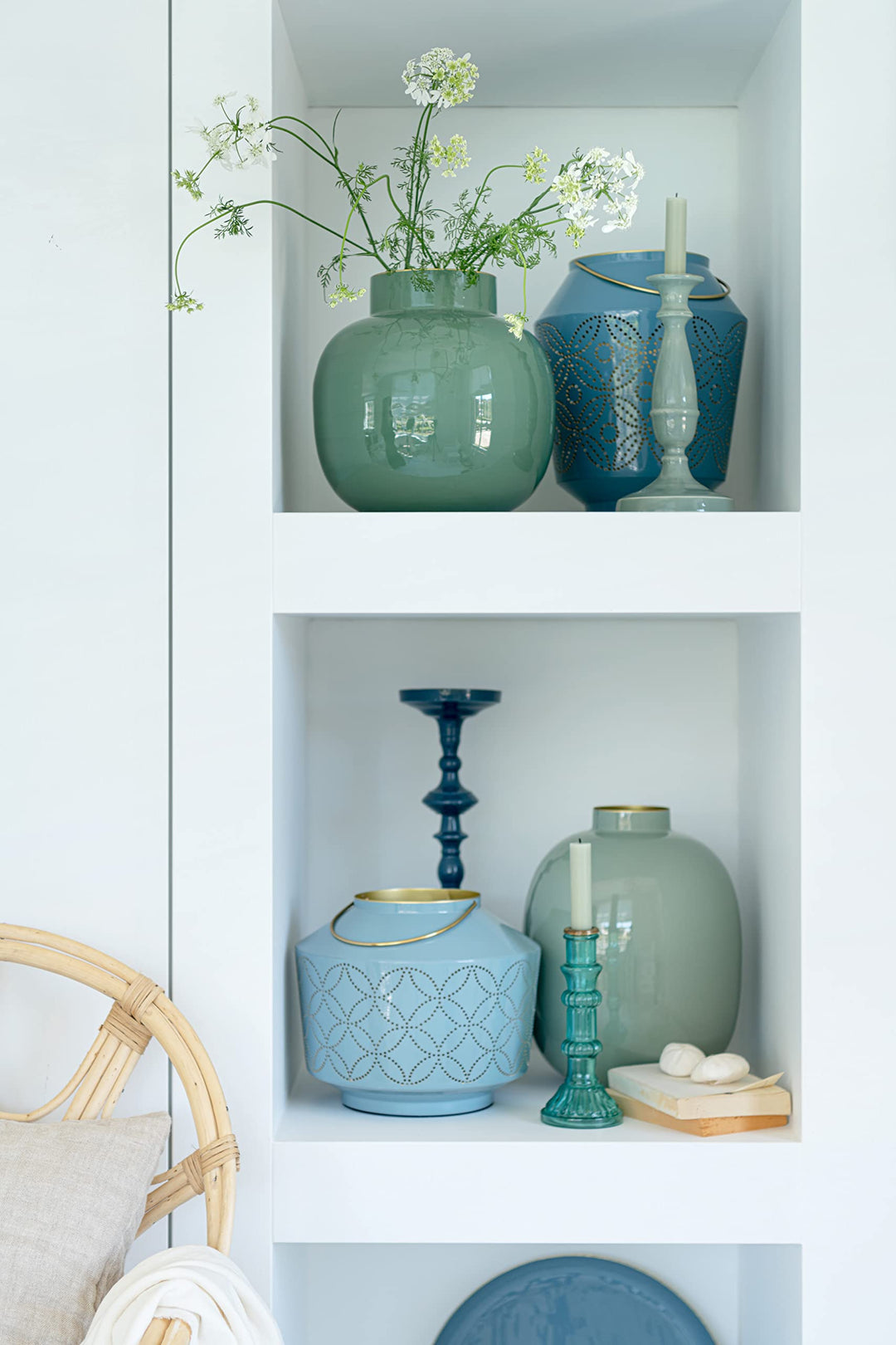 Pip Studio Vase Home Accessories | Green - 32 cm Grün, Grün