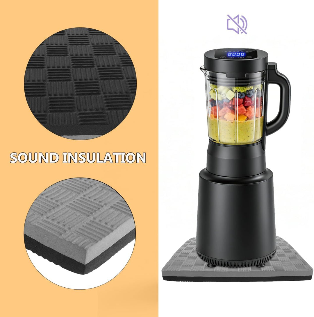 Gatuida Antivibrationsmatte für Mixer, 30 × 30 cm, EVA, Schwarz