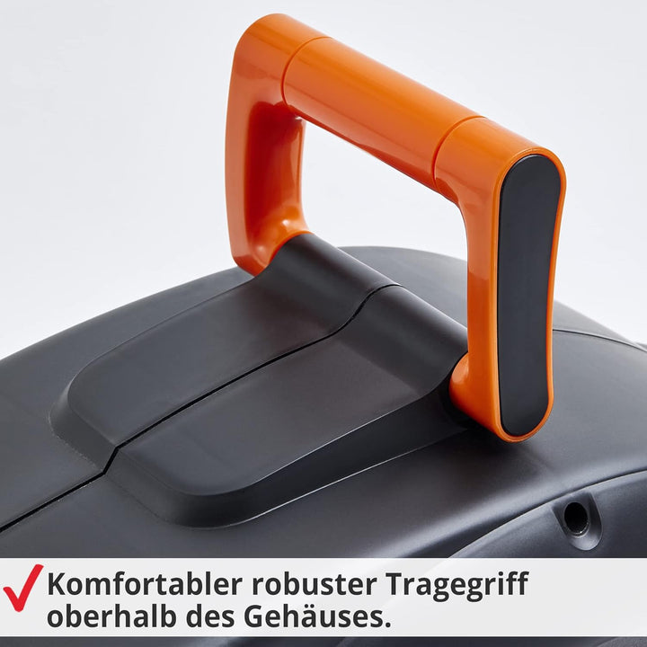 HECHT Automatik Wand Schlauchtrommel – mit 20m+2 oder 30m+2 Gartenschlauch – Inkl. Wandhalterung Sch