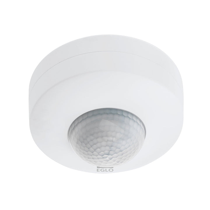 EGLO Bewegungsmelder Detect me 6, Bewegungssensor aus Kunststoff, Farbe: Weiss, IP44 Ø 90 mm, Ø 90 m