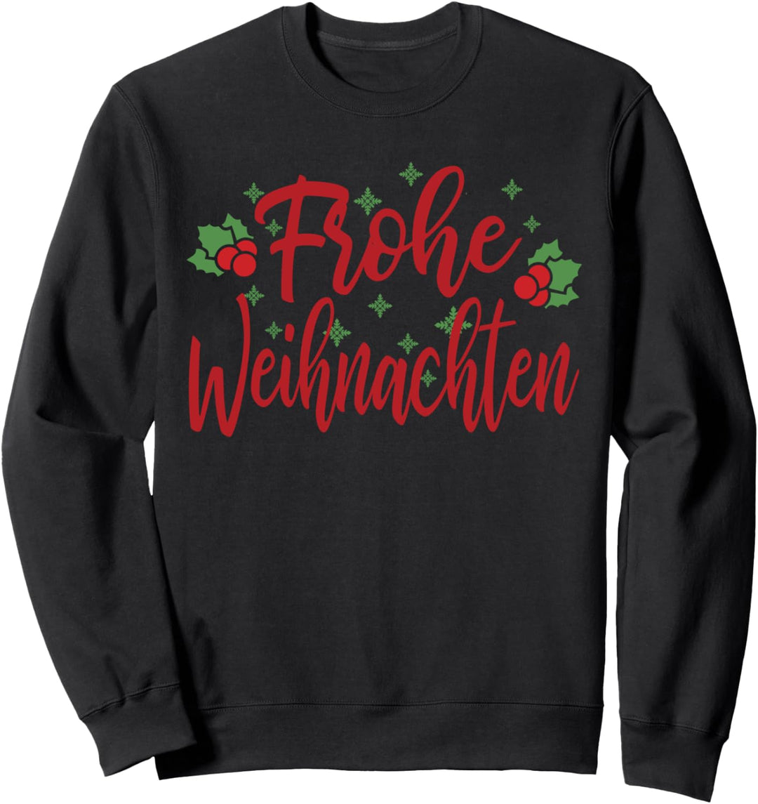 Geschenk Glückwunsch Merry Christmas Frohe Weihnachten Sweatshirt