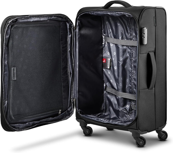 WENGER Koffer-Set 3-teilig für Damen und Herren | Reise-Trolleys 46 x 34 x 78 cm aus hochwertigem Po