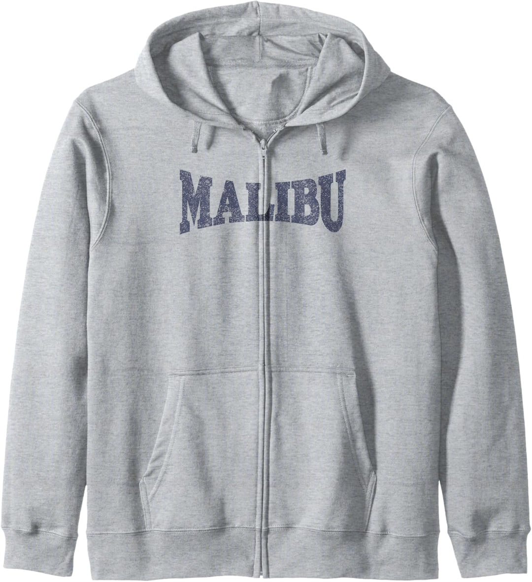 Trendy Malibu Simple Bold Blue Collegiate Text Kapuzenjacke