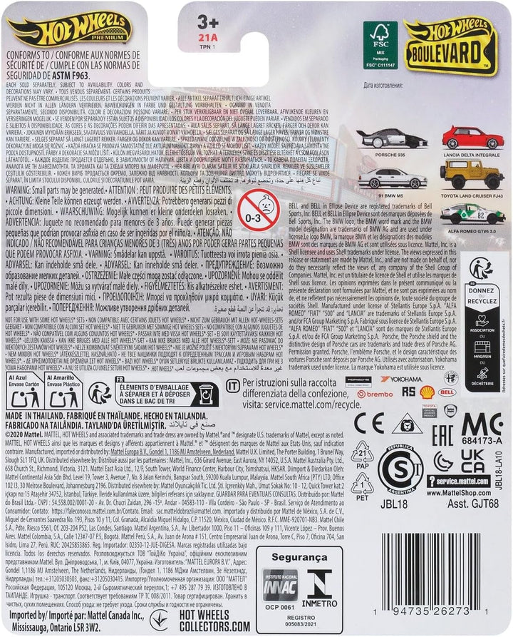 Hot Wheels - Premium Boulevard - Lancia Delta Integrale/Toys